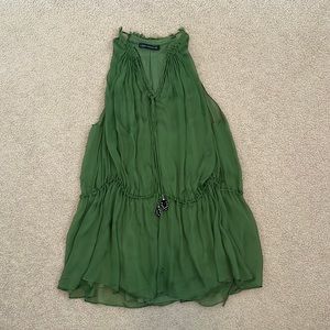 Zara green dress size M
